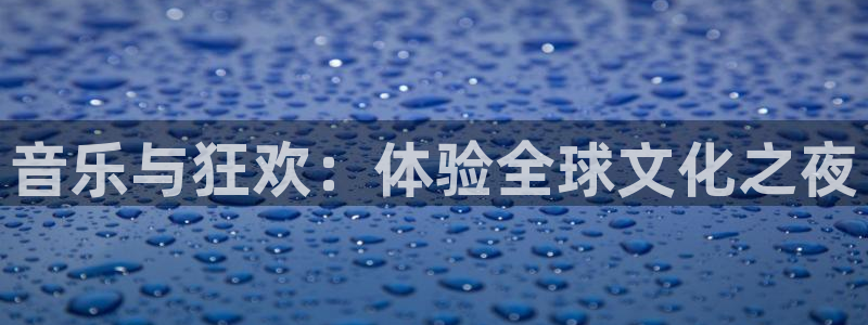 辉达平台登录网：音乐与狂欢：体验全球文化之夜