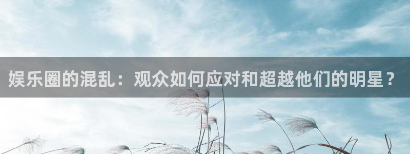 辉达平台kgame：娱乐圈的混乱：观众如何应对和超越他们的明星？